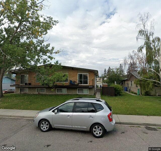 Street view of 4335 70 Street NW, Calgary