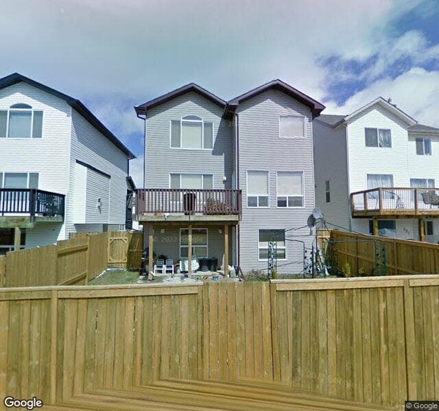 Street view of 323 Evanston View NW, Calgary