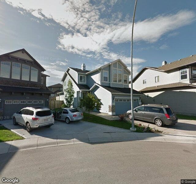 Street view of 163 Autumn Close SE, Calgary