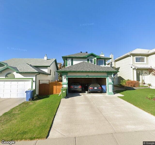 Street view of 148 Hidden Spring Close NW, Calgary