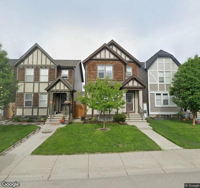 Street view of 40 New Brighton Grove SE, Calgary