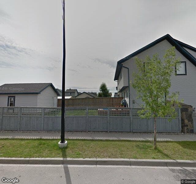Street view of 9 Elgin Meadows View SE, Calgary