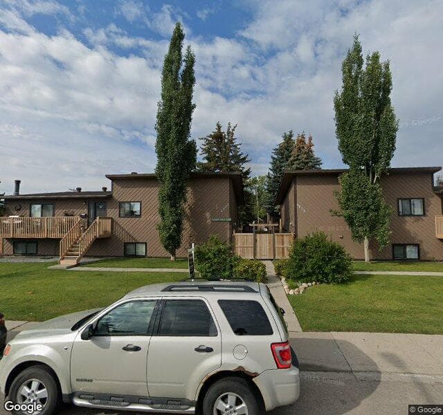 Street view of 10-4603 73 Street NW, Calgary