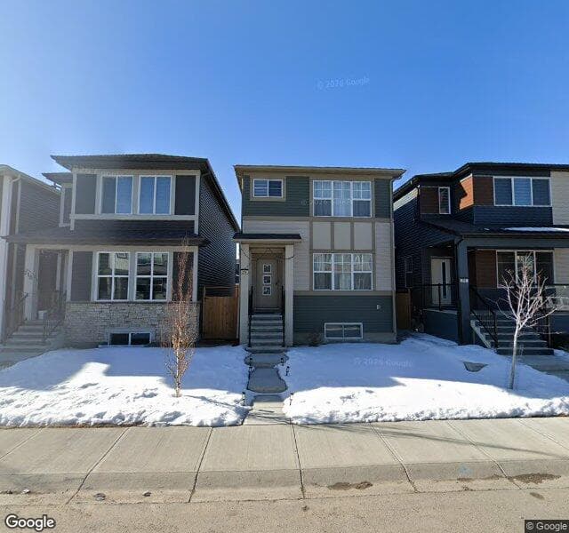 Street view of 214 Cornerstone Crescent NE, Calgary