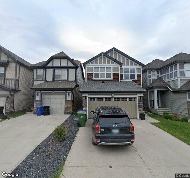 Street view of 13 Chaparral Valley Crescent SE, Calgary