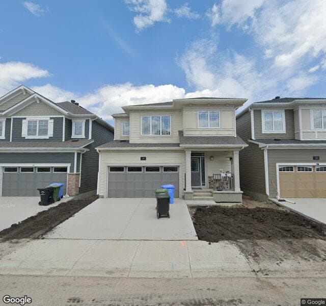 Street view of 54 Yorkstone Manor SW, Calgary