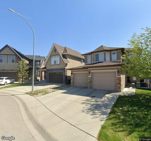 Street view of 195 Panatella View NW, Calgary