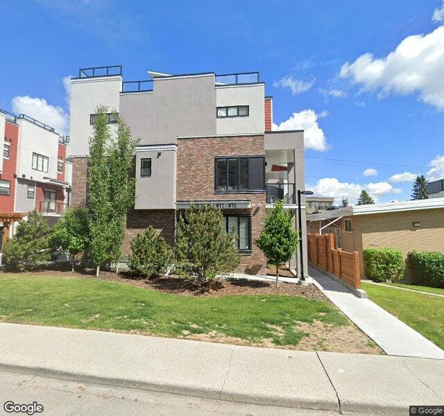 Street view of 12-1710 28 Avenue SW, Calgary