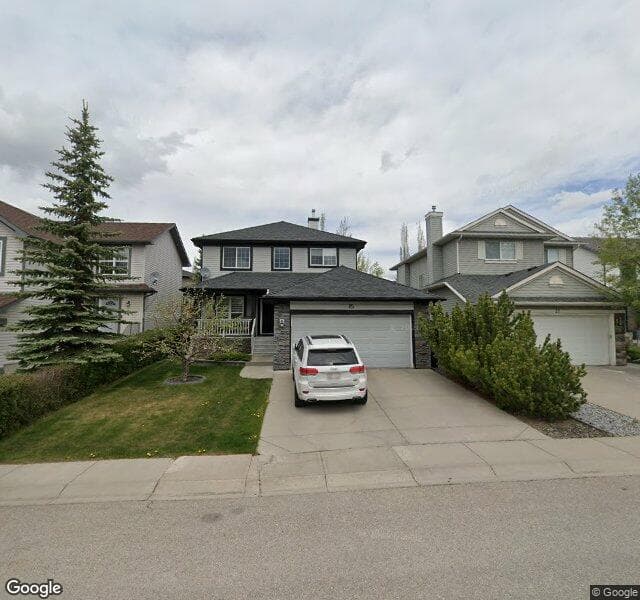 Street view of 25 Rocky Ridge Heath NW, Calgary