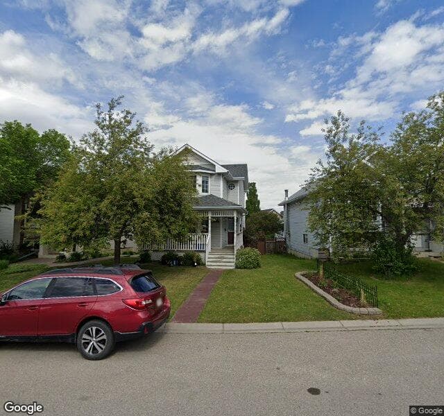 Street view of 187 Hidden Spring Green NW, Calgary