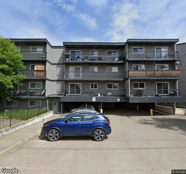 Street view of 202-10420 93 Street NW, Edmonton