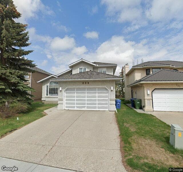 Street view of 239 Hampshire Close NW, Calgary