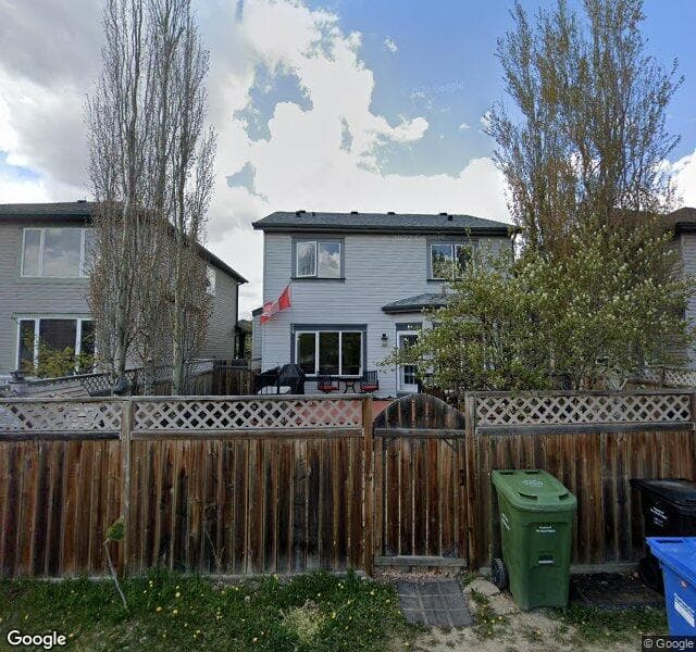 Street view of 421 Evanston View NW, Calgary