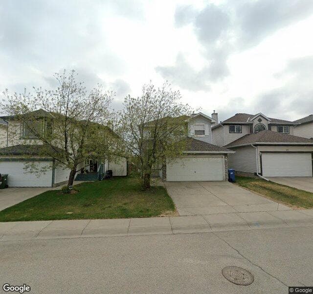 Street view of 52 Hidden Ranch Crescent NW, Calgary