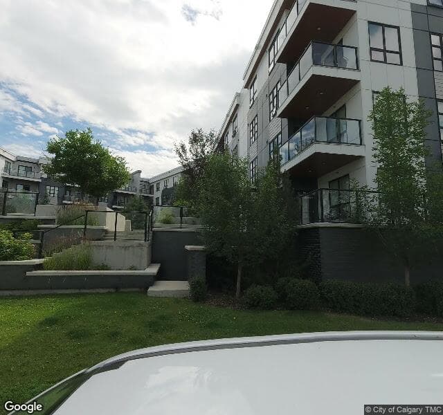 Street view of 114-383 Smith Street NW, Calgary