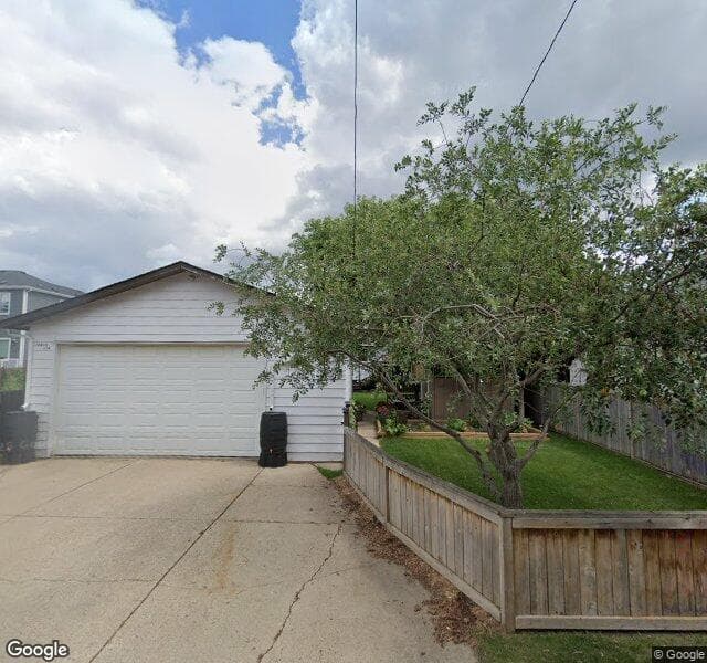 Street view of 10810 134 Street NW, Edmonton