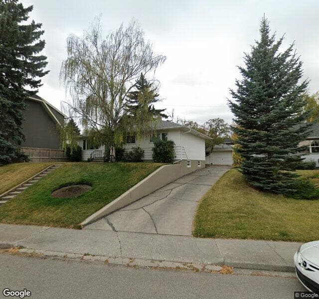 Street view of 1919 Grand Oaks Drive SW, Calgary