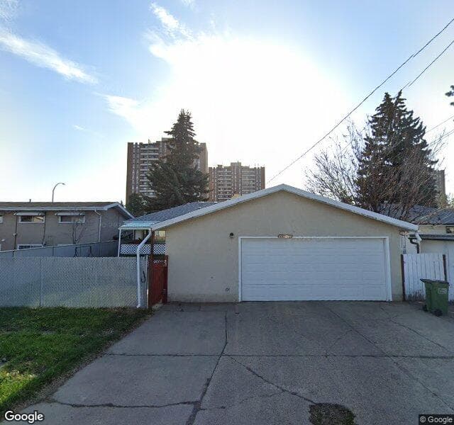 Street view of 8612 156 Street NW, Edmonton