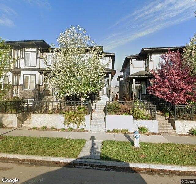 Street view of 7452 May Common NW, Edmonton