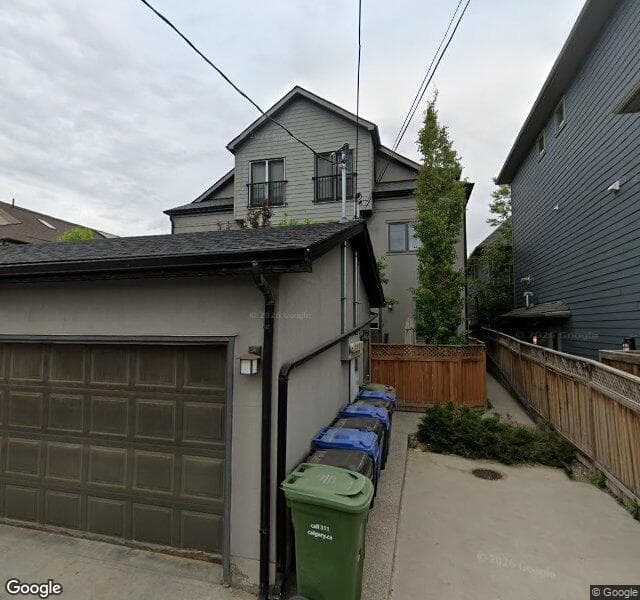 Street view of 1-2421 2 Avenue NW, Calgary