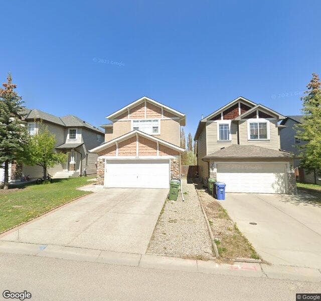Street view of 243 Panamount Lane NW, Calgary