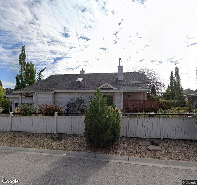 Street view of 1 Chaparral Mews SE, Calgary