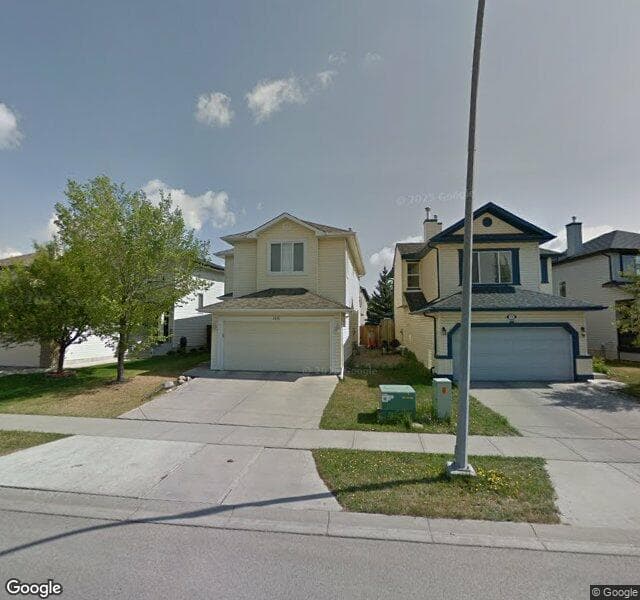 Street view of 166 Tuscany Ravine Road NW, Calgary