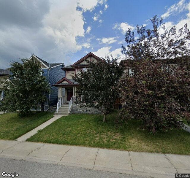 Street view of 121 Silverado Plains Close SW, Calgary