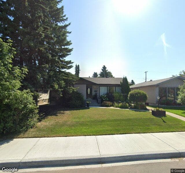 Street view of 9507 75 Street NW, Edmonton