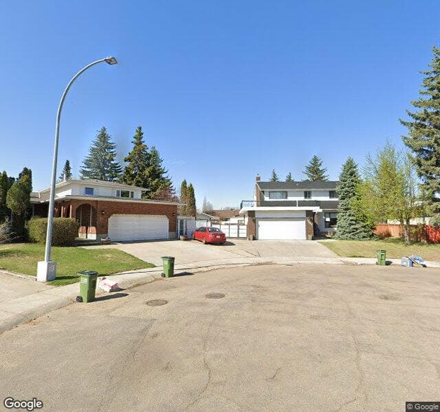 Street view of 18425 91 Avenue NW, Edmonton