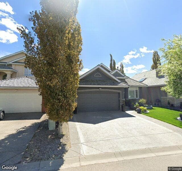 Street view of 108 Mount Alberta View SE, Calgary