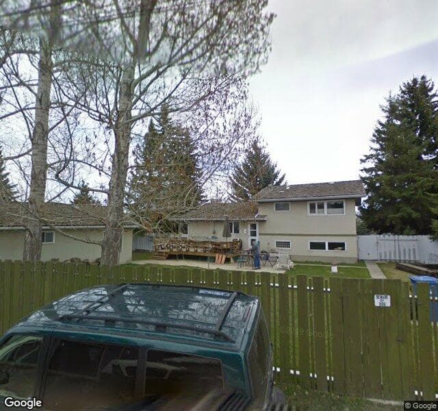 Street view of 5407 Ladbrooke Drive SW, Calgary