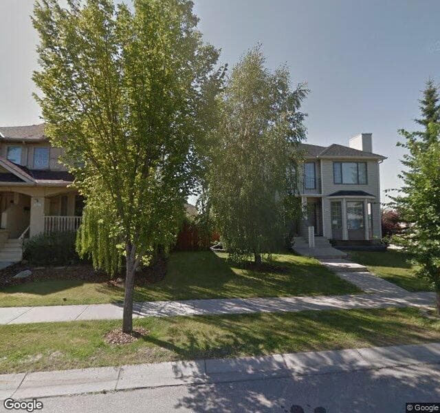 Street view of 7123 Sierra Morena Boulevard SW, Calgary
