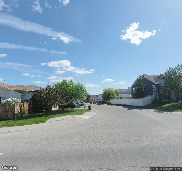 Street view of 116 Hidden Vale Crescent NW, Calgary