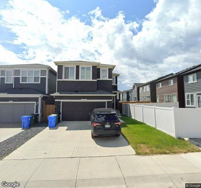 Street view of 129 Creekstone Path SW, Calgary