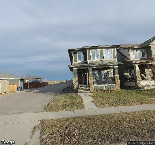 Street view of 711 Mahogany Boulevard SE, Calgary