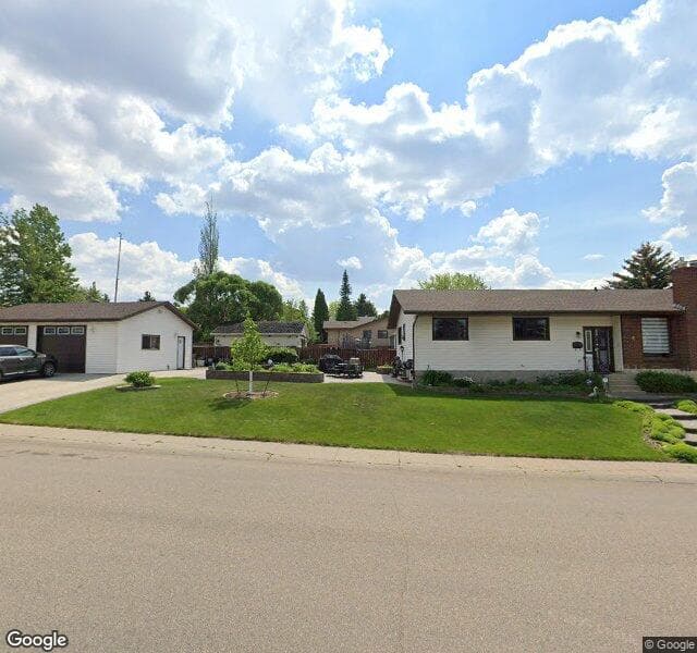 Street view of 104 Grand Meadow Crescent NW, Edmonton