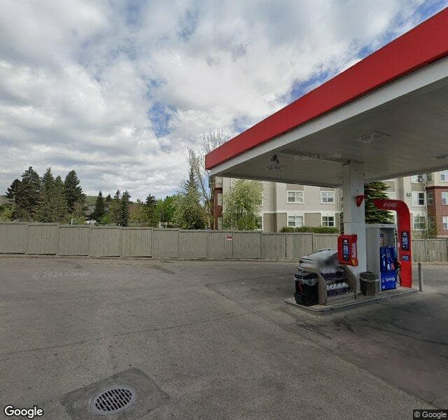 Street view of 324-6700 Hunterview Drive NW, Calgary
