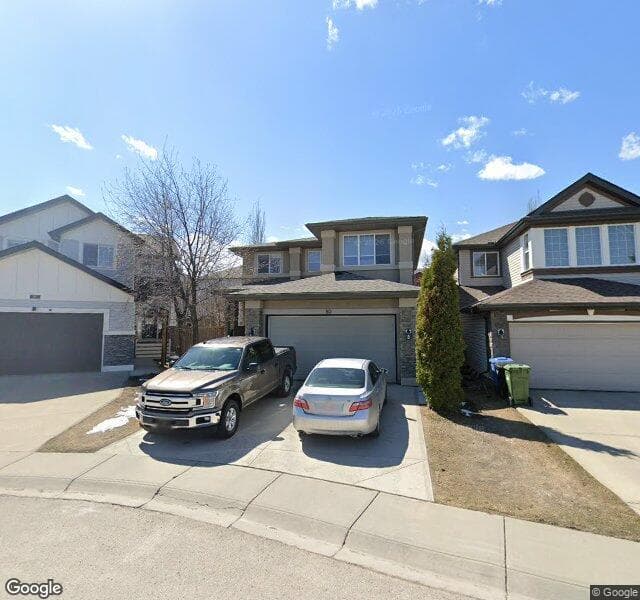 Street view of 80 Panamount Manor NW, Calgary