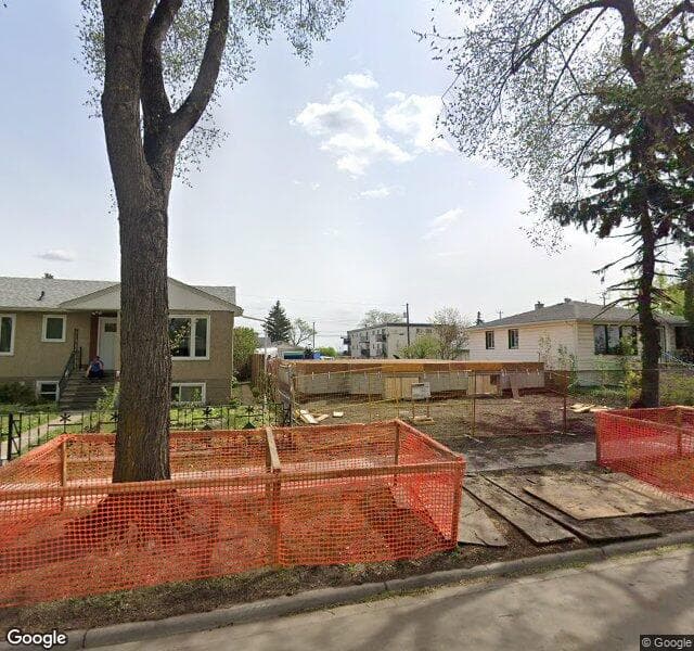 Street view of 12717 114 Street NW, Edmonton