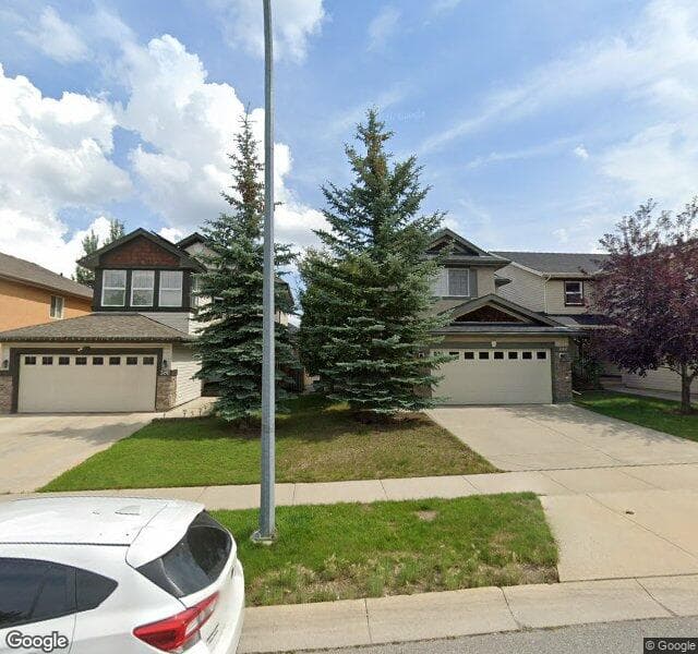 Street view of 380 Everstone Drive SW, Calgary