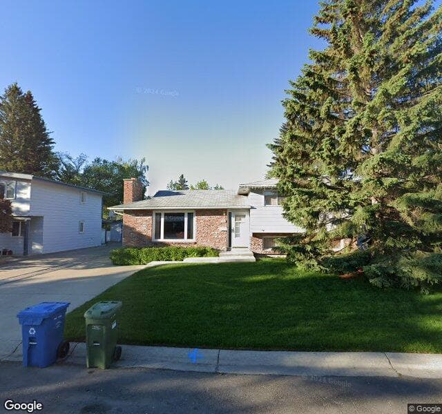 Street view of 156 Oakcliffe Place SW, Calgary