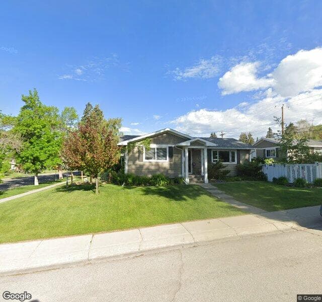 Street view of 2003 Crocus Road NW, Calgary
