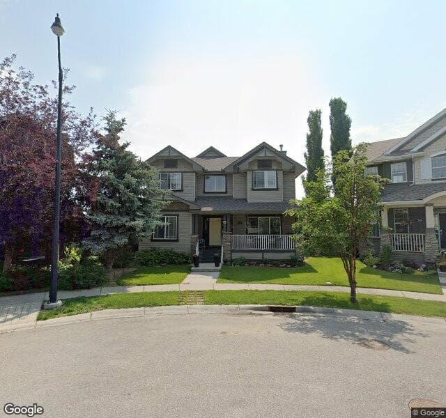 Street view of 32 Prestwick Manor SE, Calgary