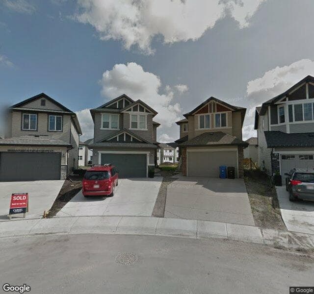 Street view of 141 Chaparral Valley Mews SE, Calgary