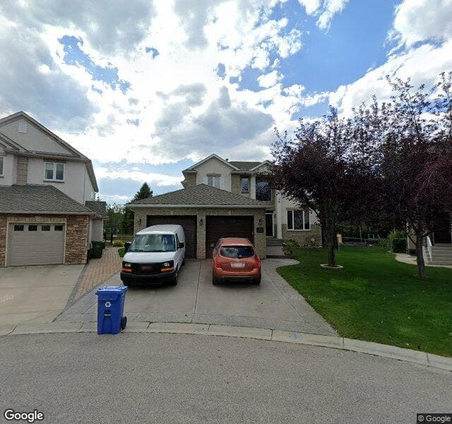 Street view of 23 Strathridge Bay SW, Calgary