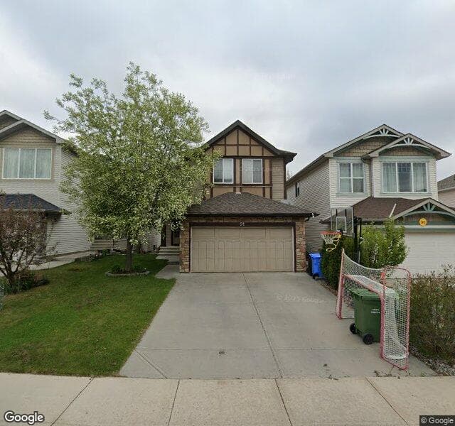 Street view of 91 Everoak Green SW, Calgary