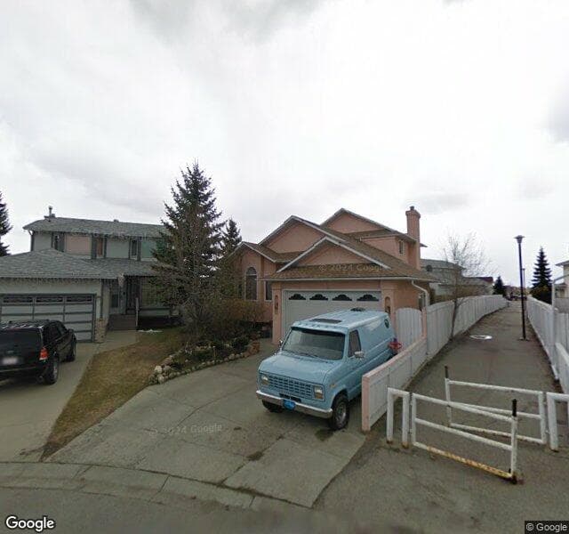 Street view of 4 Del Monica Place NE, Calgary