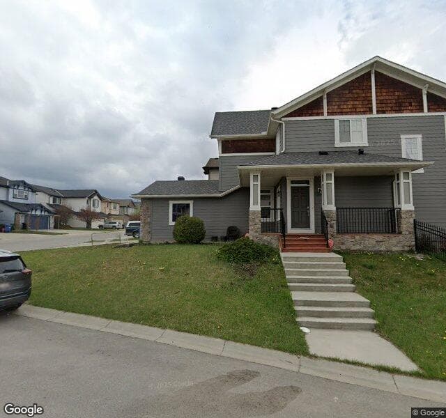 Street view of 31 Silverado Skies Crescent SW, Calgary