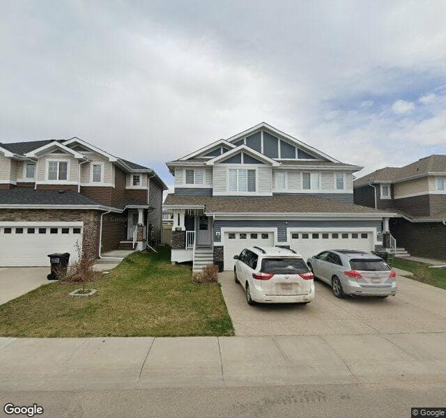 Street view of 6861 Evans Wynd NW, Edmonton